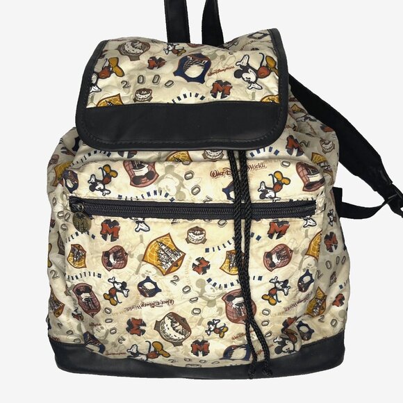 Walt Disney World Y2K Millenium 2000 Parks Icons Backpack Bag Pockets Adj Strap main image 15
